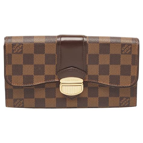 lv sistina wallet|LOUIS VUITTON Damier Ebene Sistina Wallet .